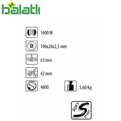 Felisatti Daire Testere FS-SCF190/1600S - 2