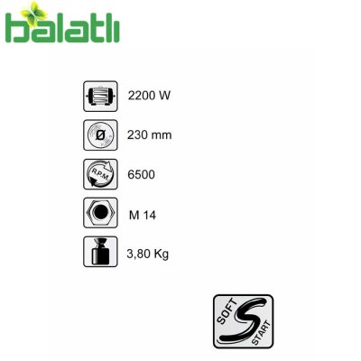 Felisatti Taşlama Makinesi FS-AG22/6 - 2