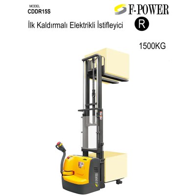 İlk Kaldırmalı Elektrikli İstifleyici - CDDR15S 1500 KG Kaldırma Kapasiteli - 2