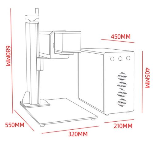 Lazer İşaretleme Makinesi 30W - 4